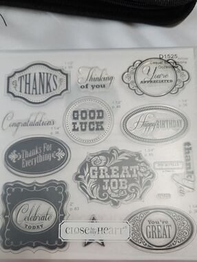 Close To My Heart D1525 Casual Expressions Stamp Set